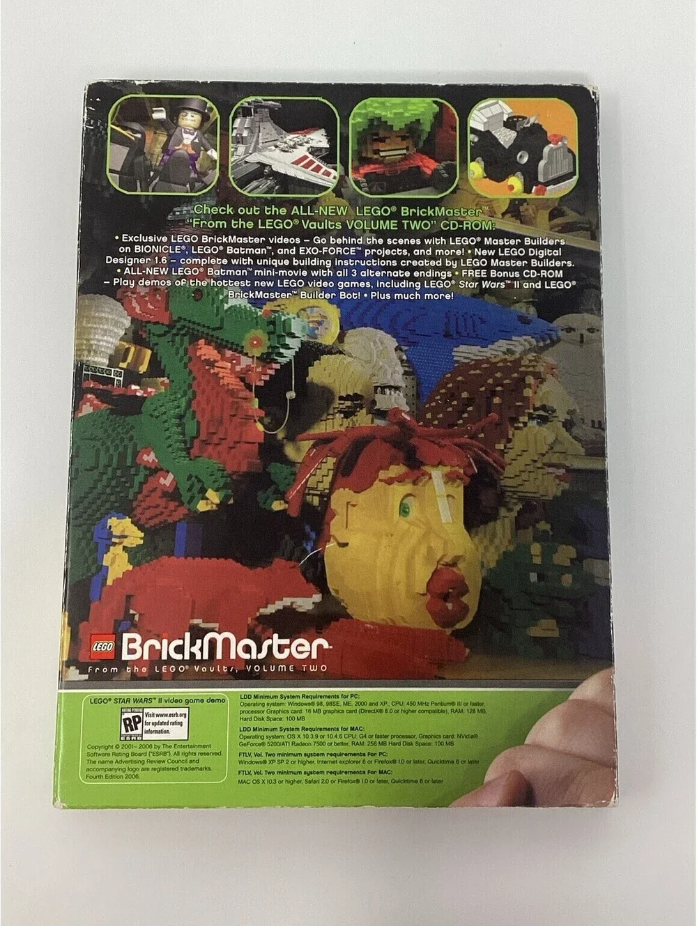 LEGO BrickMaster Volume Two CD-ROM Set with Digital Designer 1.6 & Bonus Content
